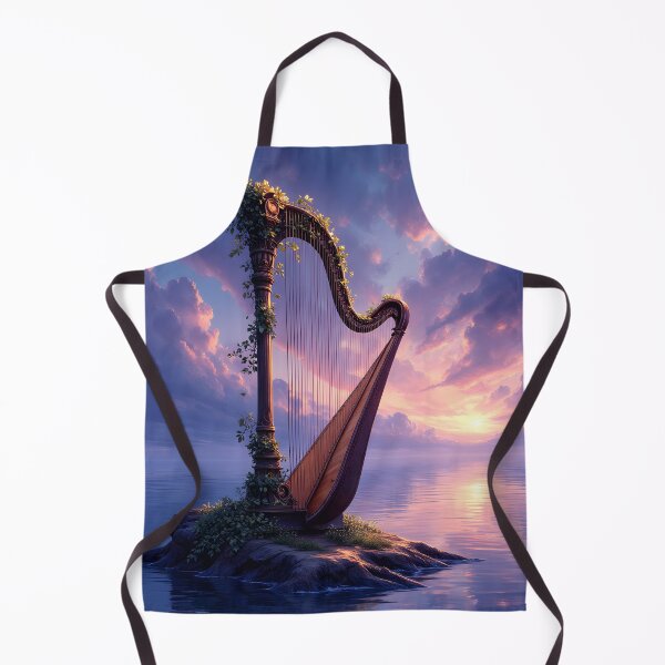 Item preview, The Enchanted Harp at Twilight designed and sold by oanaunciuleanu.