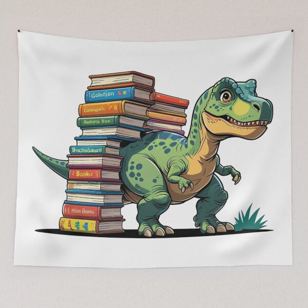 Item preview, BABY T-REX books handmade vintage designed and sold by hemp3x.
