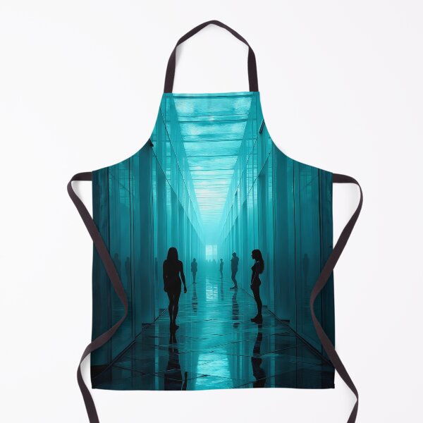 Item preview, Echoes of Solitude in a Neon Corridor designed and sold by oanaunciuleanu.