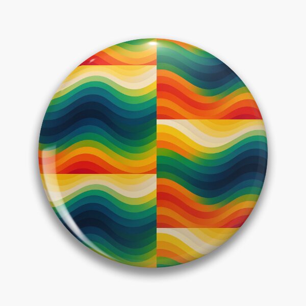 Artikelvorschau, Wellen der Regenbogenfarben entworfen und verkauft von Sigtrix.