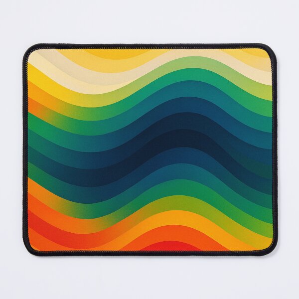 Item preview, Waves of rainbow colors designed and sold by Sigtrix.