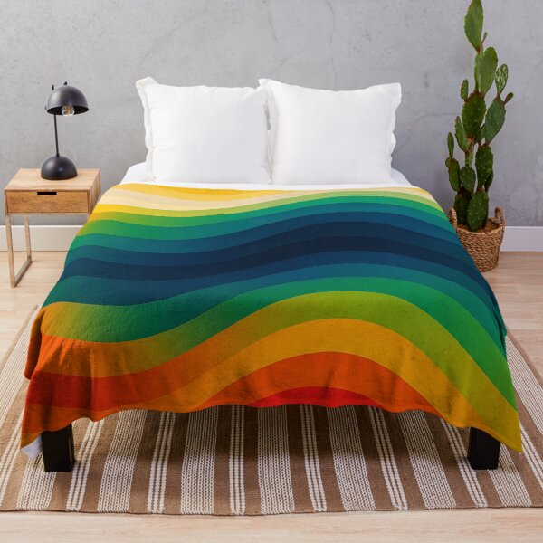 Item preview, Waves of rainbow colors designed and sold by Sigtrix.