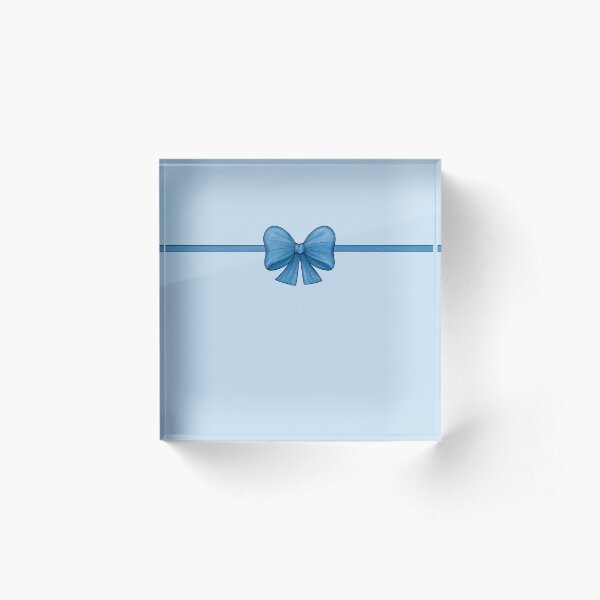 Item preview, Blue bow with ribbon designed and sold by Cherevan.
