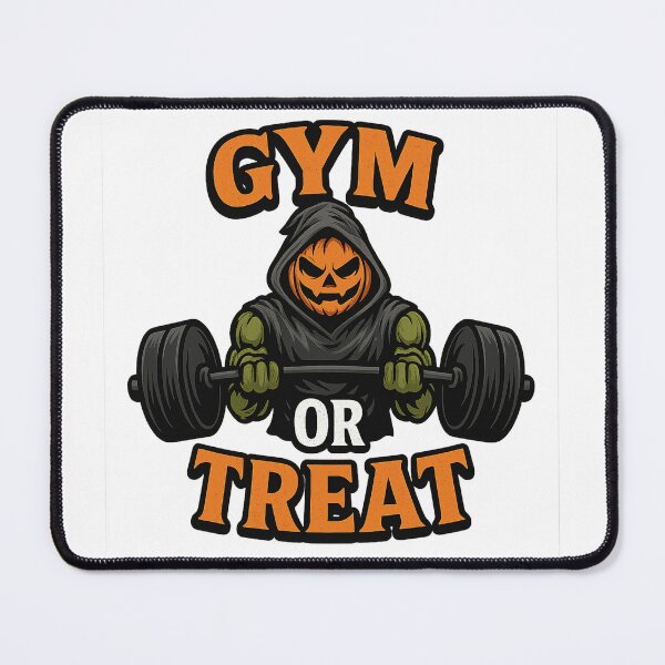 Item preview, Gym or Treat – Halloween Fitness Pumpkin Design designed and sold by EchoDimension.