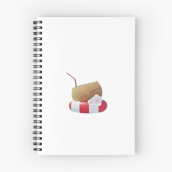 Item preview, Summer coconut with life preserver designed and sold by Dicreapide.