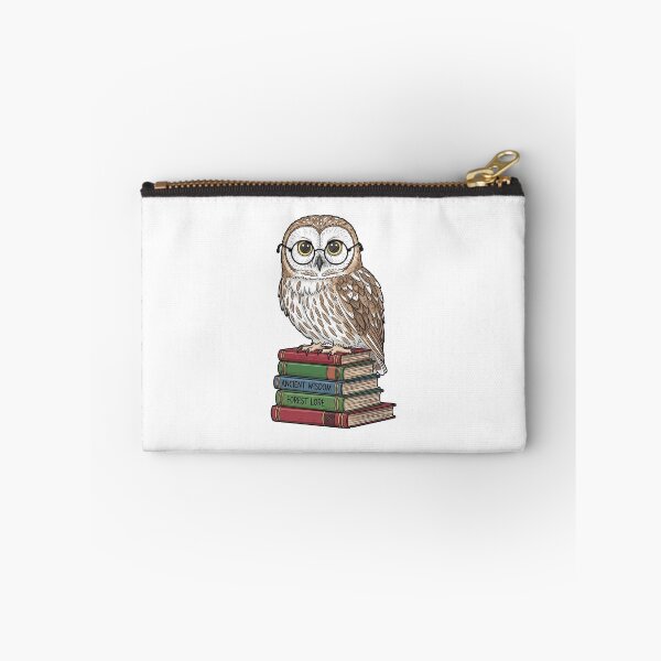 Item preview, Cute Owl with Glasses on Books designed and sold by shellle in the ocean.