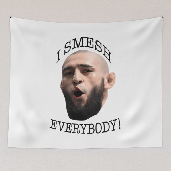 Item preview, Khamzat Chimaev "I Smesh Everybody" designed and sold by JeyVel.