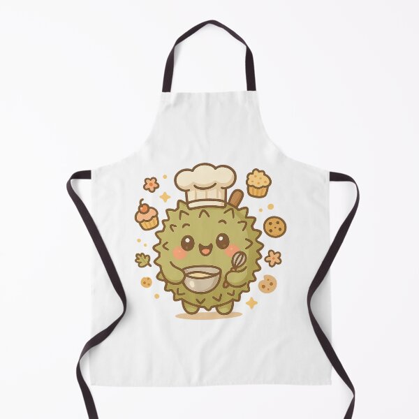 Item preview, Sweet Durian Love – Cute Retro Kawaii Fruit Design designed and sold by LemonCocoLab.