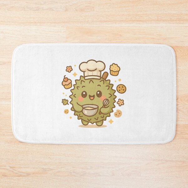 Item preview, Sweet Durian Love – Cute Retro Kawaii Fruit Design designed and sold by LemonCocoLab.