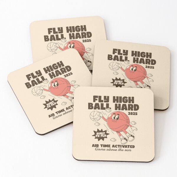 Item preview, Fly High Ball Hard Basketball Cartoon Design designed and sold by adipra.