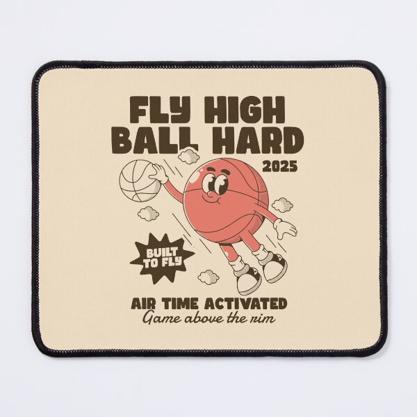 Item preview, Fly High Ball Hard Basketball Cartoon Design designed and sold by adipra.
