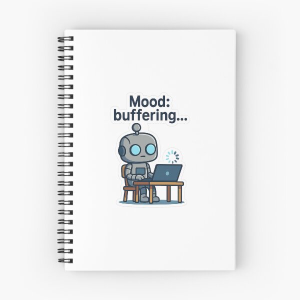 Item preview, Mood: buffering… designed and sold by MoodyWall.