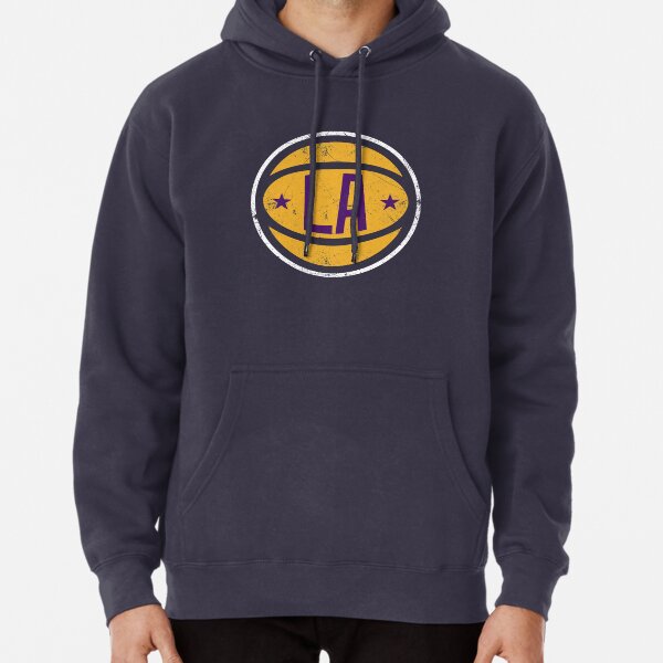 Nike Los Angeles Lakers Hoodie Sweatshirt Adult Large Black NBA Basketball  Kobe