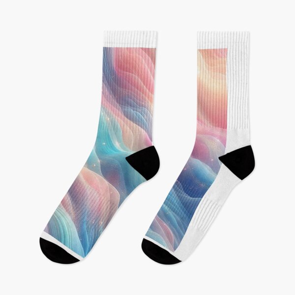 Item preview, Abstract Dream Waves – Pastel Flowing Design designed and sold by DreamArt Creations.