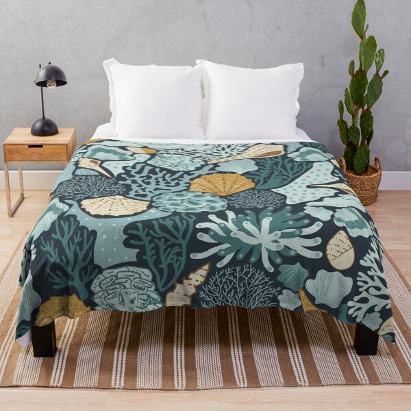 Item preview, Coral Reef Sea Shells on the Ocean Floor designed and sold by winkeltriple.