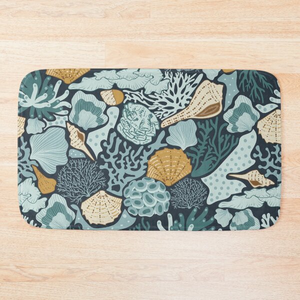 Item preview, Coral Reef Sea Shells on the Ocean Floor designed and sold by winkeltriple.