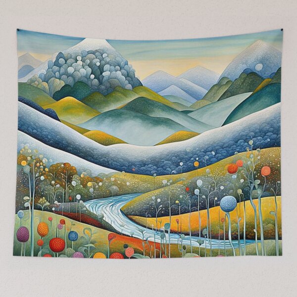 Item preview, Misty Mountain Landscape 2 designed and sold by George Hutton Hunter.