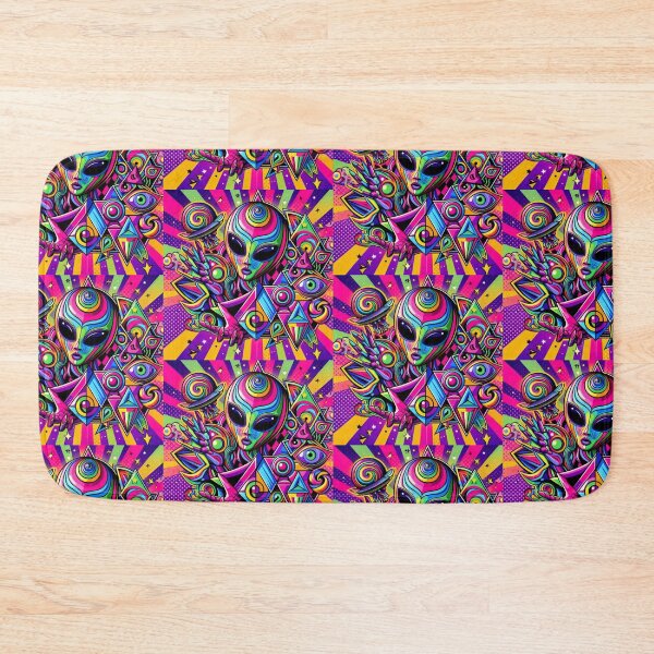 Item preview, colorful geometric decorative mystic alien designed and sold by Dogandesighn.