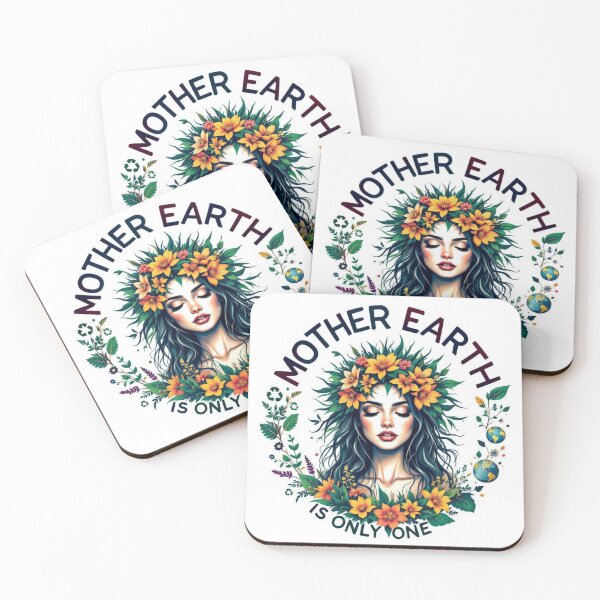 Item preview, Mother Earth – Eco Nature Goddess Illustration designed and sold by New Legend Fashion.