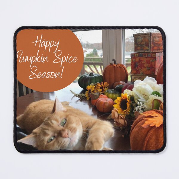 Item preview, Happy Pumpkin Spice Season! - fall autumn cats designed and sold by DesignsFromTW-S.