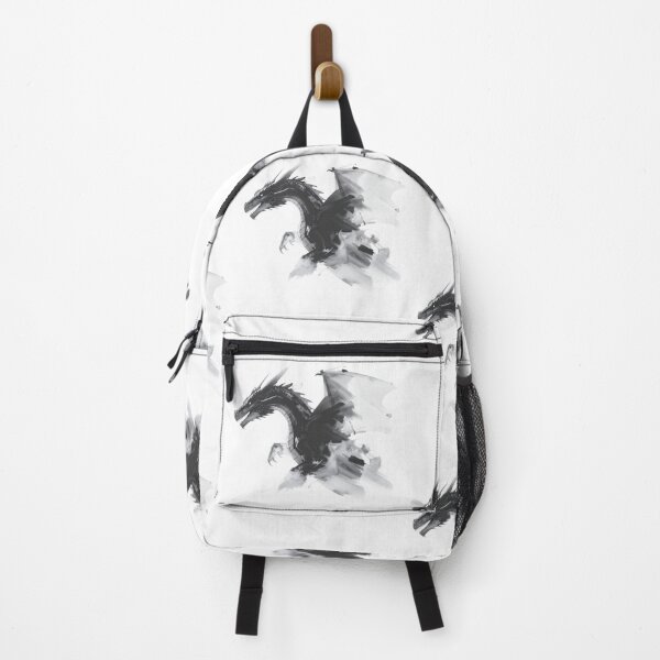 Item preview, Dragon rising from smoke and ink, abstract designed and sold by LiskoDesign.