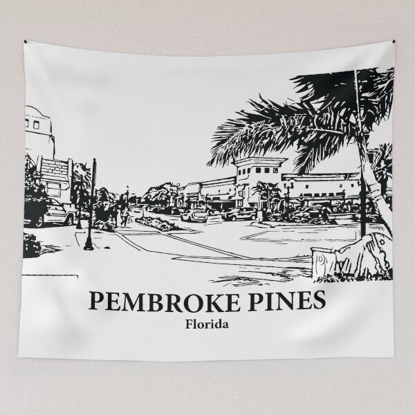 Artikelvorschau, Pembroke Pines - Florida entworfen und verkauft von Lakeric Cityscapes.