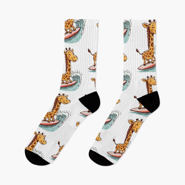 Item preview, Happy Surfing Giraffe designed and sold by Lyssarien.