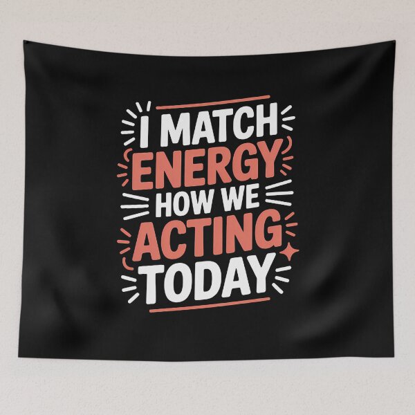 Item preview, I Match Energy How We Acting Today Messy Bun Mood designed and sold by Stock4U.