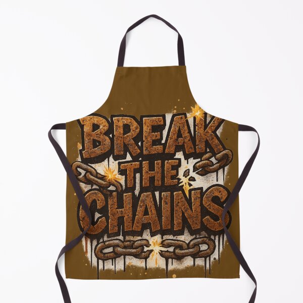 Item preview, Break the Chains – Rusty Graffiti Metal Style designed and sold by RedHow.