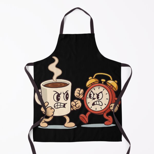 Item preview, Coffee vs Alarm – Cartoon Morning Battle designed and sold by ArcadiaSilence.