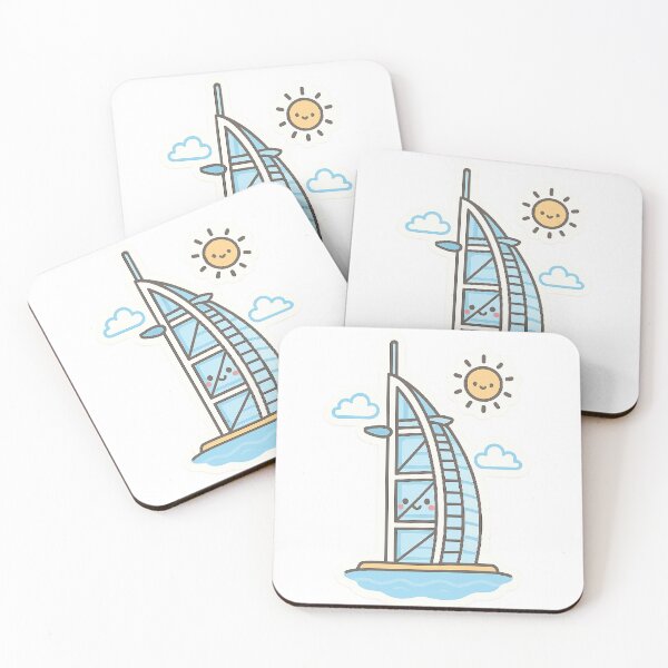 Item preview, Burj Al Arab Dubai Building Tower Hotel Travel United Arab Emirates Summer Vacation Beach designed and sold by SamiraArts.