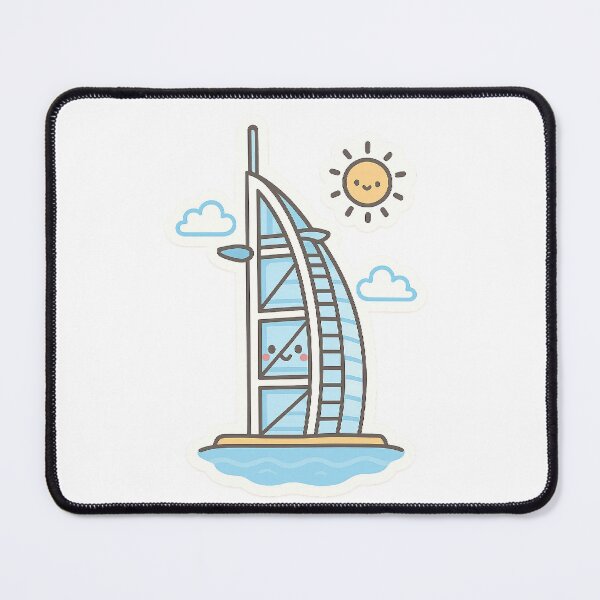 Artikelvorschau, Burj Al Arab Dubai Gebäude Turm Hotel Reisen Vereinigte Arabische Emirate Sommer Urlaub Strand entworfen und verkauft von SamiraArts.