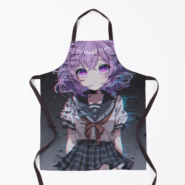 Artikelvorschau, Anime-Mädchen mit Glitch-Effekt entworfen und verkauft von Sergii Davydenko.