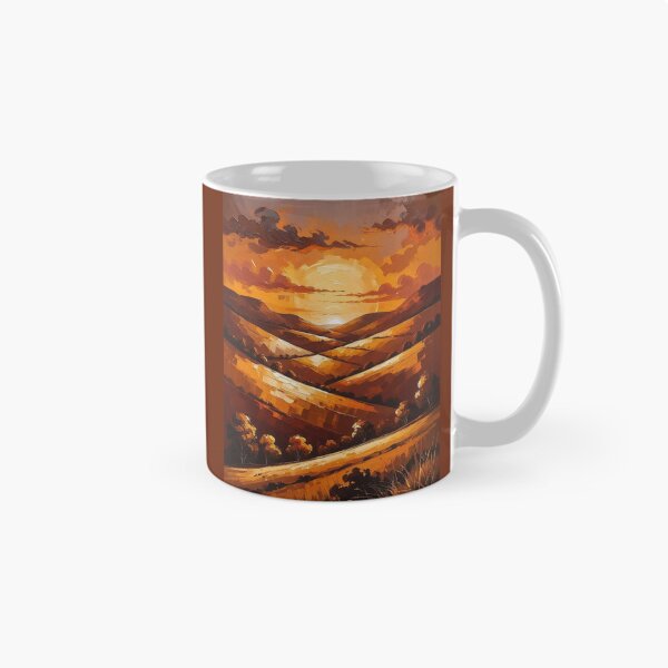 Item preview, Atardecer dorado sobre colinas ondulantes designed and sold by Rue Market.