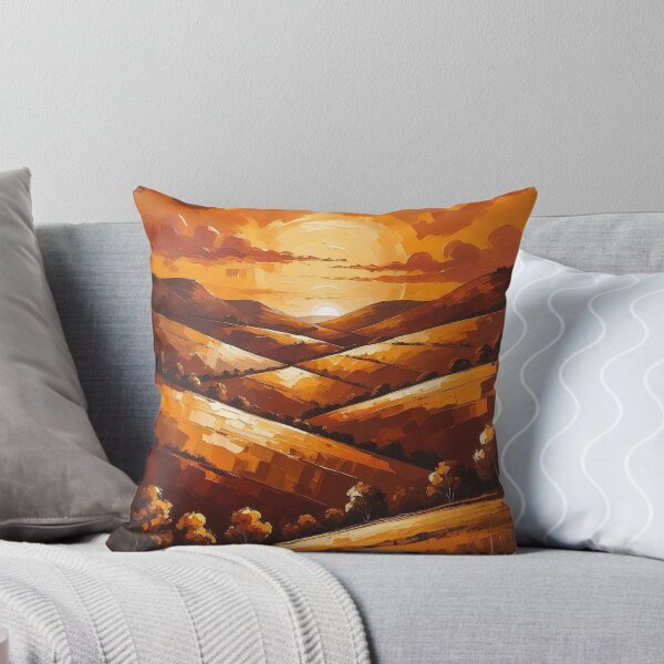 Item preview, Atardecer dorado sobre colinas ondulantes designed and sold by Rue Market.