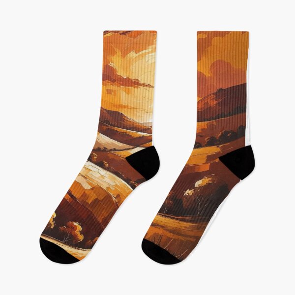 Item preview, Golden Sunset Over Rolling Hills designed and sold by Rue Market.