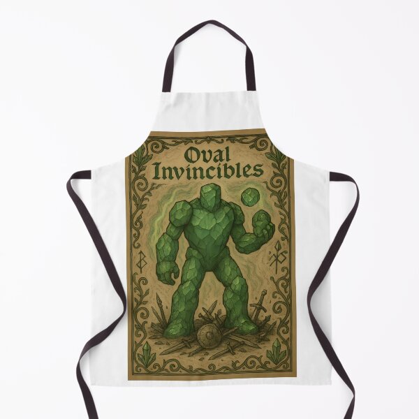 Item preview, Oval Invincibles – Crystal Colossus | Fantasy Bestiary Parody Cricket Art designed and sold by WhisperFrame.