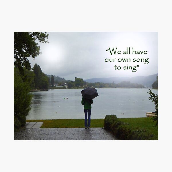 Item preview, We all have  our own song to sing designed and sold by Vaengi.