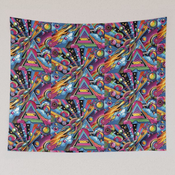 Item preview, colorful pop art rocket desighn designed and sold by Dogandesighn.