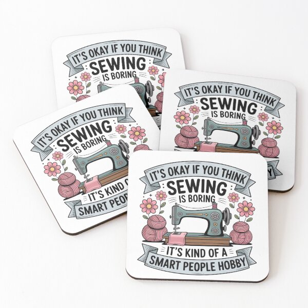 Item preview, Funny Sewing Hobby Quote Design designed and sold by TMS-Studio.
