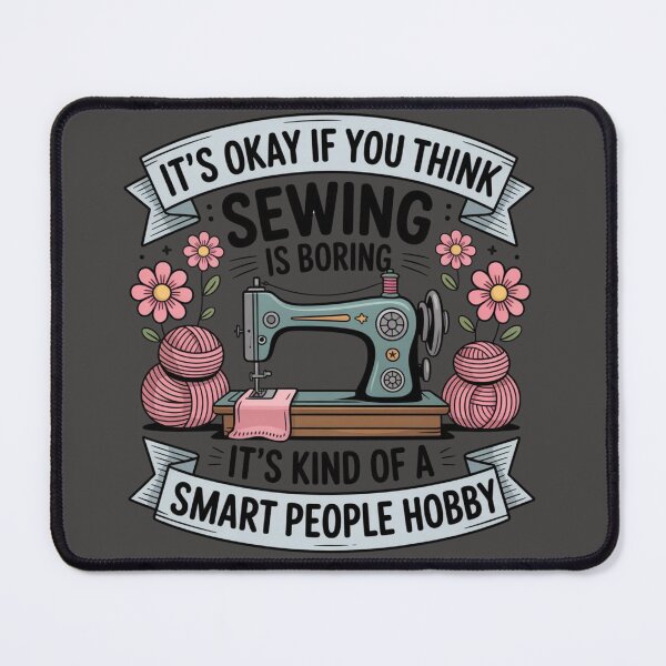 Item preview, Funny Sewing Hobby Quote Design designed and sold by TMS-Studio.