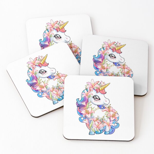 Item preview, unicorn flower lily designed and sold by AN3CAFE.