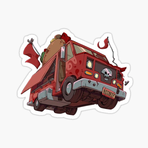 Item preview, Aggressive Food Truck  designed and sold by spectralbeacon.