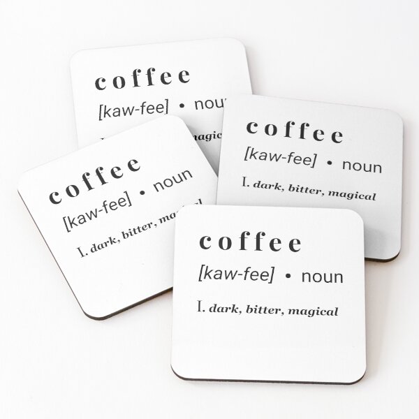 Item preview, Coffee magical Potion – Dark Magical Drink Dictionary Style designed and sold by oldschoolway.