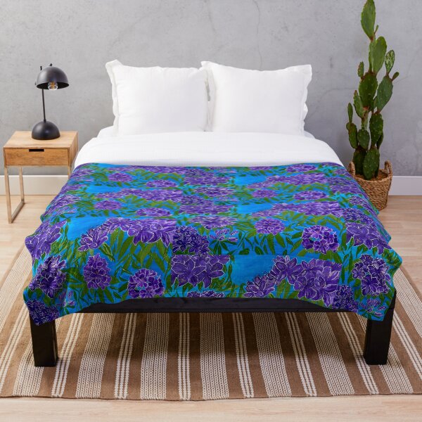 Aperçu de l'œuvre Rhododendrons violets créée et vendue par Ruth Breen Artwork .