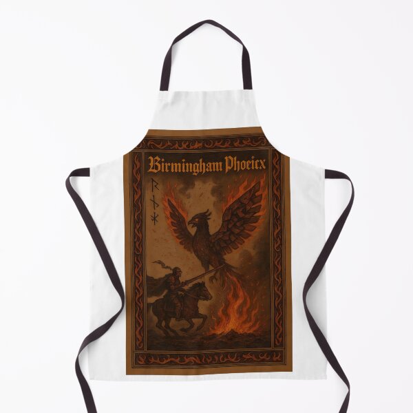 Item preview, Birmingham Phoenix – Fiery Rebirth | Fantasy Bestiary Cricket Art designed and sold by WhisperFrame.