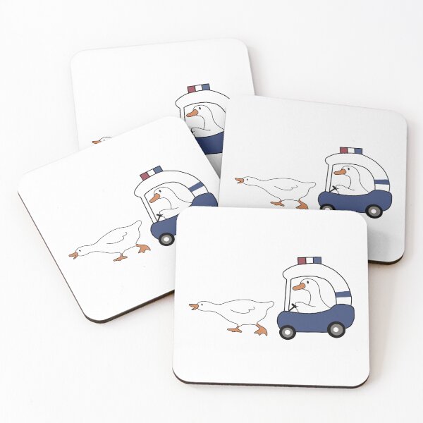 Item preview, Goose in a cop car designed and sold by Bright Start Prints.