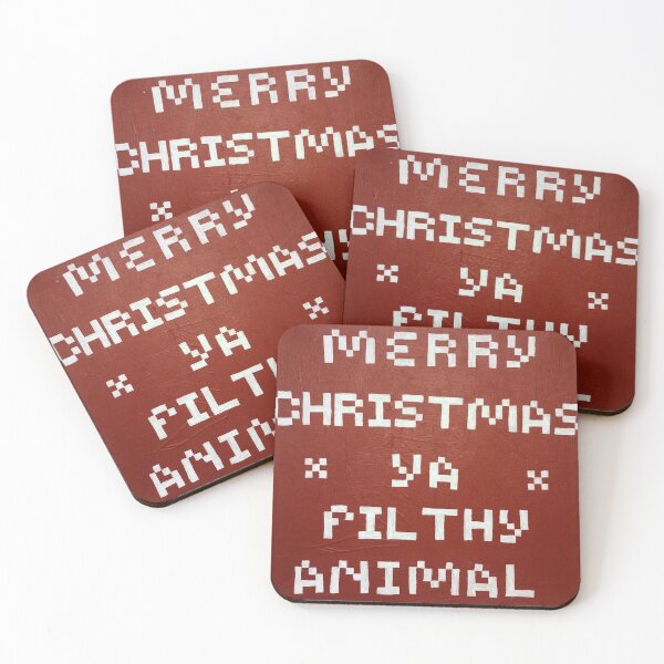 Item preview, Merry Christmas Ya Filthy Animal designed and sold by CaptainThing.