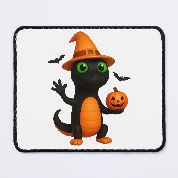 Item preview, Halloween Wizard Lizard designed and sold by FunnySignalStudio.