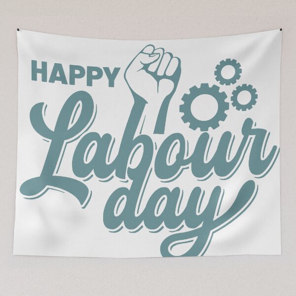 Item preview, Labour Day – Bold Retro Worker Pride Design designed and sold by andry01.